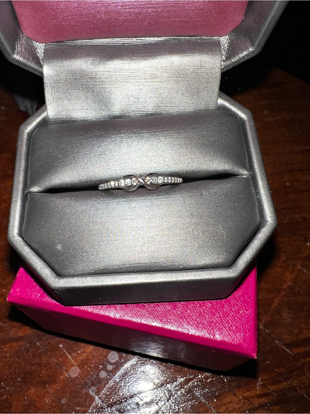 Silver Infinity Ring - Picture 3 of 4